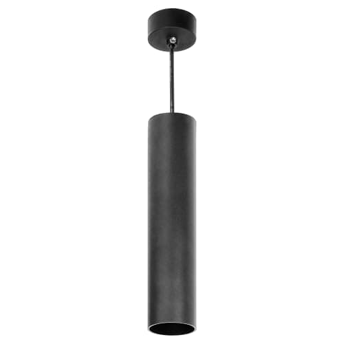 Miratic Suspension Luminaire Max 35W IP20 Rond Aluminium Source Lumineuse Remplaçable GU10 (Source Lumineuse Non Incluse) (noir)