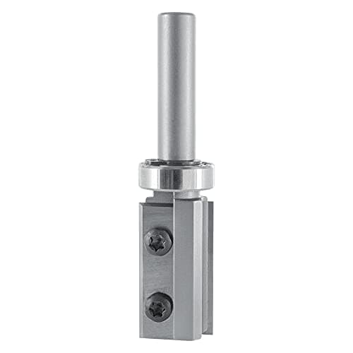 ENT 20323 Couteaux à jeter Fraise pour affleurer droite Carbure, Queue (S) 8 mm, Diamètre (D) 16 mm, NL 29,5 mm, SL 30 mm, GL 68 mm, avec roulement