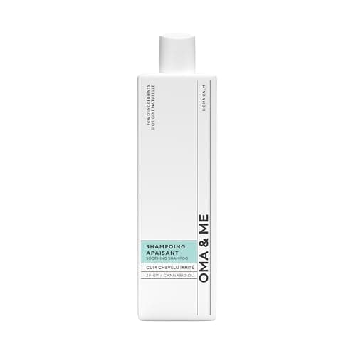 OMA & ME Shampoing Apaisant Cheveux Irrités - Calme les Démangeaisons du Cuir Chevelu et Lave en Douceur - Soin Cheveux 94% d'Ingrédients d'Origine Naturelle, Fabriqué en France - 250ml