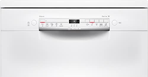 Bosch SMS2ITW12E - Série 2, Lave-vaisselle pose libre - 60cm - Home Connect - 12 couverts - Moteur EcoSilence - Blanc