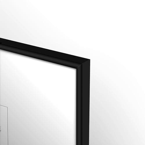 HIMEETIME® 3x Cadre photo A4 en aluminium noir,3 packs de cadres photo de certification avec plexiglas pour affichage mural, 21 * 30cm