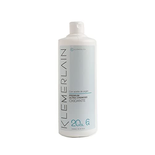 Klemerlain Crème capillaire oxygénée. Oxydant capillaire ultra-crémeux. Coloration permanente des cheveux. végétalien. Teinture pour cheveux - 1000 ml (20 vol, 6%)