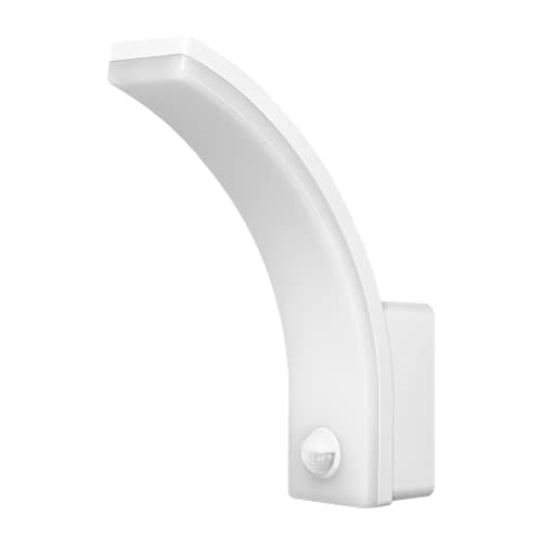 Adviti FRENIT Led Eclairage Exterieur Avec Détecteur De Crépuscule et Detecteur De Mouvement 20W IP65 Fonction de Gradation (Blanc)
