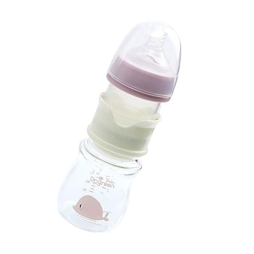 ibasenice Biberon Bébé Bouteilles Bébé Bouteilles Bébé En Verre De Lait Sucette Bébé Biberon Bébé Portable De Lait Enfant En Bas Âge De