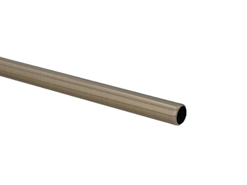HDTL 25/19mm Kit de tringle a rideau Metal Fixation au Plafond Laiton Antique 280 cm Zoya