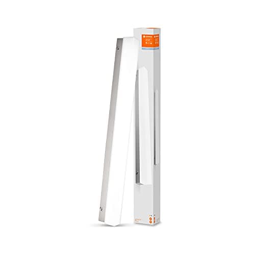 LEDVANCE Luminaire miroir LED pratique pour la salle de bain en aluminium de haute qualité, couleur de lumière réglable via interrupteur mural (blanc chaud ou blanc froid), avec protection IP44, 14W