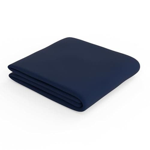 Amazon Basics Drap Housse, 160 x 200 x 30 cm, en Polyester Microfibre pour Matelas Épais jusqu'à 30 cm, Bleu Marine