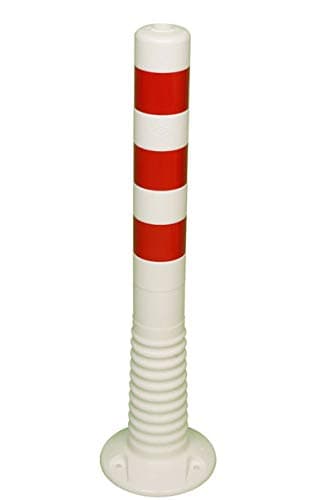 Poteaux flexibles – Elasto – (30-100 cm, différentes couleurs), 750mm, blanc/rouge, 1