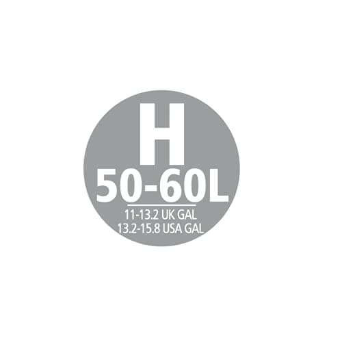 Brabantia Sacs Poubelle PerfectFit (Code H - 50L / 60L), Ultra Résistant, Poignées Coulissantes (40 Sacs)