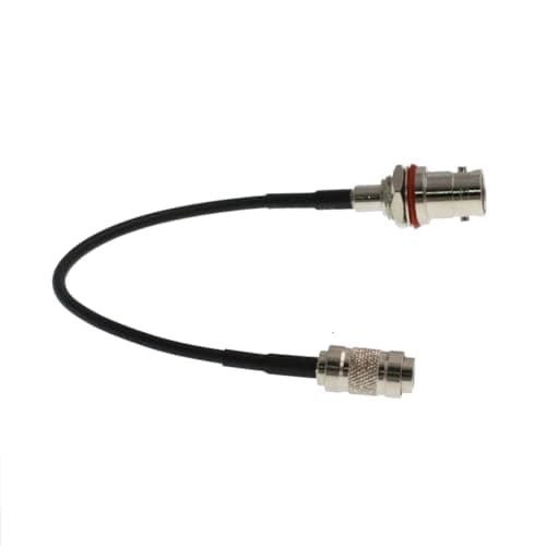 HangTon Câble adaptateur mini SDI DIN1.0/2.3 vers SDI standard BNC femelle pour Blackmagic RG174/U 75 ohm (30 cm, DIN 1.0/2.3 vers BNC femelle)