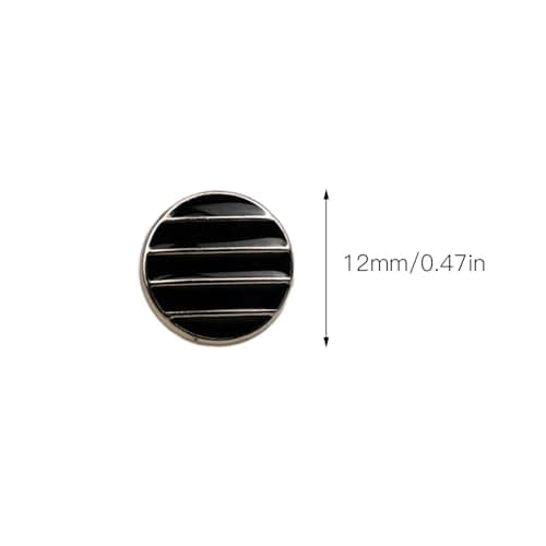 Zfseyuh 100 Pièces Boutons Mercerie Perle Artificielle,avec Tige Boutons à Coudre Boutons Décoratifs pour Chemises Costumes Vestes Pulls 9.5mm-12mm