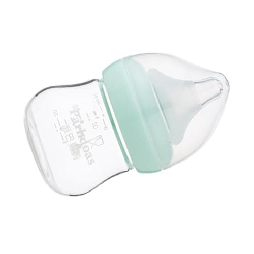 TOYANDONA Biberon En Verre Pour Biberon De Lait Pour Biberon Pour Nourrissons Biberon Anti Colique Biberons Pour Nouveau-né Entraîneur De Buvant Biberon à Col Large Un Verre