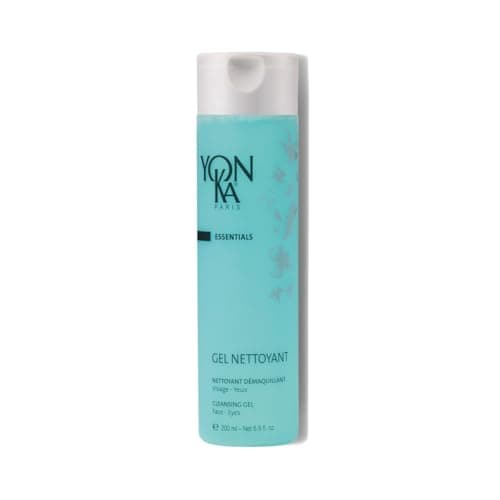 Gel Nettoyant Moussant Yonka 200ml - Visage, Yeux & Lèvres - Démaquille, Nettoie et Purifie - Tous Types de Peaux, Idéal pour les Peaux Mixtes à Grasses - Mousse Fine - 94% d'Ingrédients Naturels
