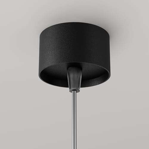 MAYTONI DECORATIVE LIGHTING Lampe Lustre plafonnier Focus LED Noir 12W Pour Salon, Cuisine, Chambre suspendue, Salle à manger, Bureau