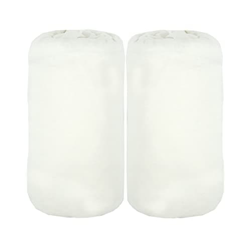 babyCalin - Lot de 2 draps housse 60x120x15cm Blanc/blanc certifié OEKO-TEX