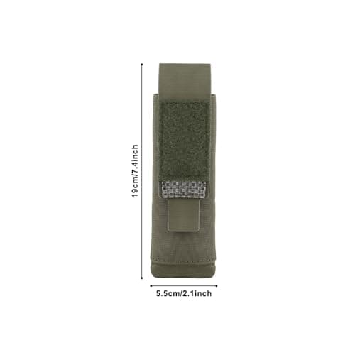 MiOYOOW Pochette Lampe de Poche Molle, étui Tactique Lampe Torche étanche, Support Petit Torche pour Ceinture, pour Activités en Plein Air