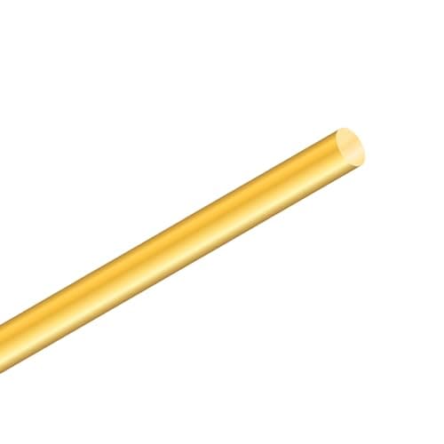 Tiges en laiton de 8mm, iMeistek longueur 350mm, barres rondes en laiton, pour goupilles de poignées, modèles RC, bricolage