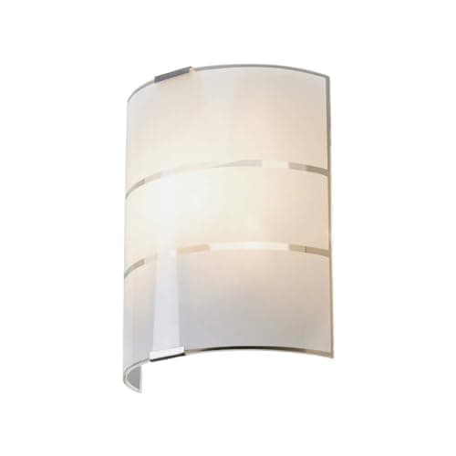 Lindby Applique Murale Vincenzo à intensité variable (Moderne) en Blanc Verre e. a. pour Salon & Salle manger (1 lampe,à E14), Applique, Lampe Murale, Eclairage, Luminaire Mural