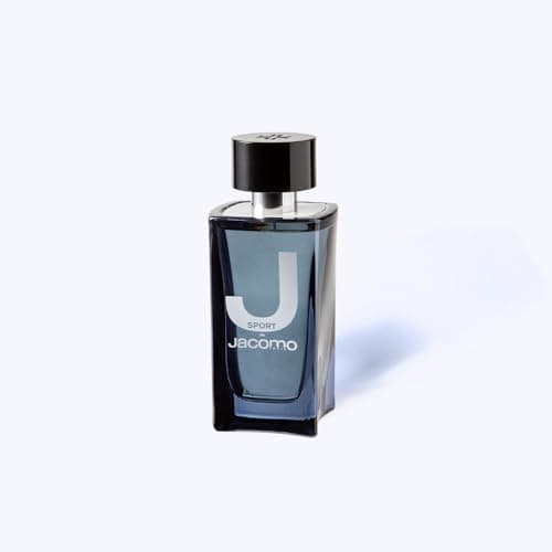 JACOMO - J De Jacomo Sport - Eau De Toilette Homme - Parfum Homme Boisé Épicé Cuiré - Citron, Fleur d'Oranger & Oud - Spray Vaporisateur - Fabriqué En France - 100 ml