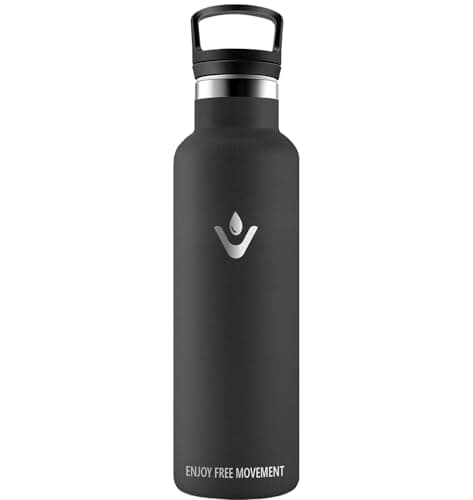 HoneyHolly Gourde Isotherme 1L, étanche sans BPA, Gourde Isotherme, Double Paroi, Bouteille Isotherme, 18/8 Acier Inoxydable, Gourde INOX, Bouteille d'eau pour Sport, Randonnée, École, Bureau