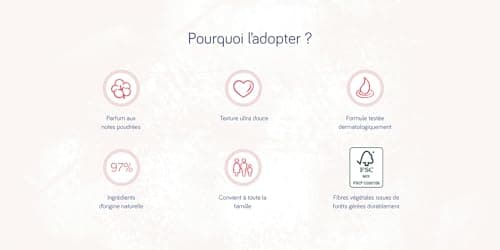 Fess Nett - Papier Toilette Humide Fleur de Coton x50 - Formule testée dermatologiquement 0% parabène 0% phenoxyethanol - Pour Peaux Normales à Sensibles