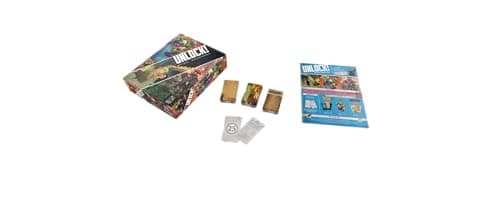 Asmodee - Unlock! Mythic Adventures - UNbox Now - Jeu Escape Game Adultes et Enfants dès 10 Ans - Jeu d'Ambiance - Jeu de Cartes avec Application Gratuite - 1 à 6 Joueurs - en Français- Space Cowboys