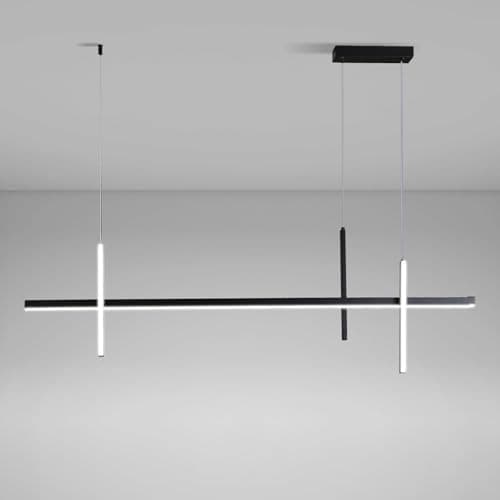 meibeileil Lustre Salle A Manger, Luminaire Salle A Manger Dimmable Avec TéLéCommande, RéGlable Luminaire Cuisine Pour Salon Cuisine Table à Manger Salon Bar Lampe De Bureau(Blanc 100cm)