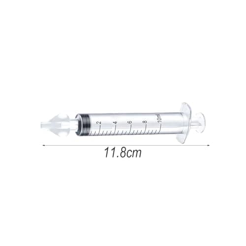Irrigateur Nasal, 2Pcs Mouché-Bébé Irrigateur Nasal, 10ml Irrigateur Nasal Manuel, Professionnelle Irrigateur Nasal Nettoyant, Portable et Réutilisable