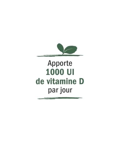 BLANCHE BRESSON - Phyto Vitamine D3 Végétale - Immunité - Vitamine D3 1000 ui - Fonctionnement Système Immunitaire, Défenses, Renforce - Lichen - 90 Comprimés - Cure de 90 jours - Fabriqué en France
