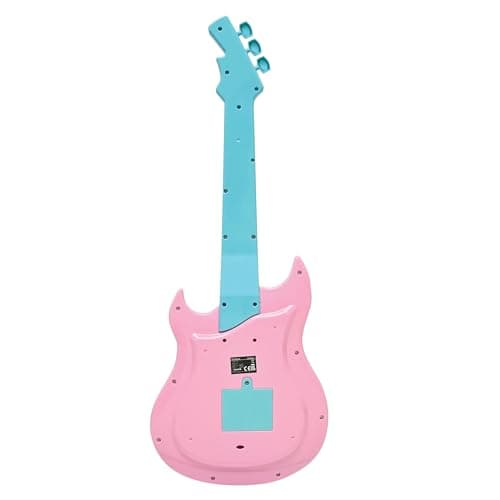 Lexibook, Gabby et la Maison Magique, Guitare électronique avec Micro et Lunettes pour Chanter avec Style, 2 Modes de Jeu, Mélodies de démonstration, Effets Lumineux, Rose/Bleu, K260GDH