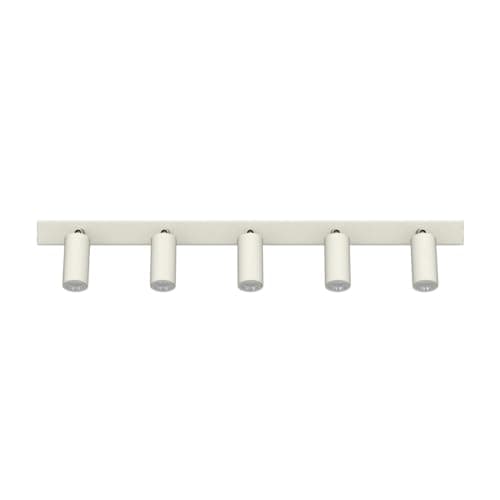 Eofiti Luminaire Plafonnier LED 5 Spots Orientables Moderne Plafonnier Spot Blanc 3W G9 LED 4000K Blanc Naturel 360LM Luminaire Plafond pour Salon Salle à Manger Cuisine Ampoules Incluses