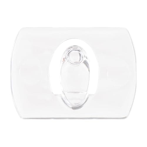 Command Crochets de Fixation, Lot de 20 Mini-Crochets Transparents et de 24 Petites Bandes Adhésive - Pour la Décoration des Guirlandes Lumineuses, Accrochage Sans Dommage
