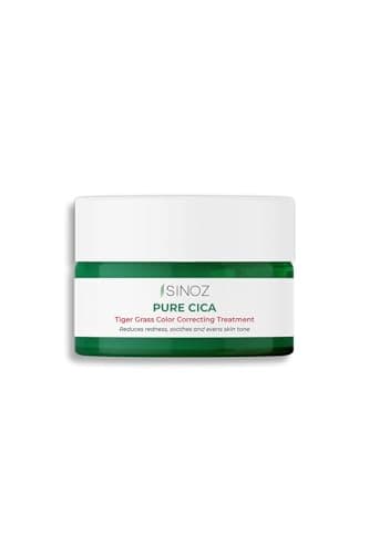 Pure Cica Tiger Grass Color Correcting Repair Cream | Neutralizes Redness & Soothes Sensitive Skin | With Centella Asiatica & SPF Protection | 15 ml