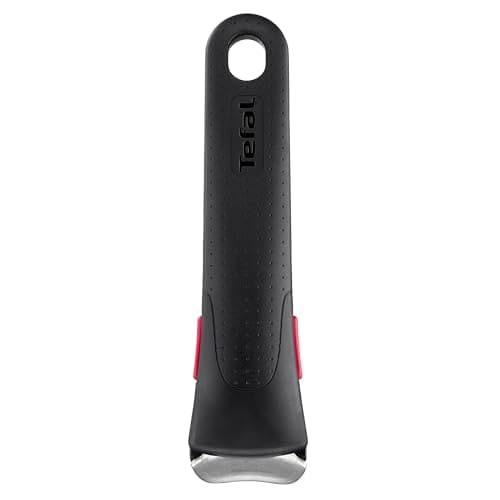 Tefal Ingenio Poignée amovible noire, Empilable, Verrouillage sécurité 3 points, Supporte jusqu'à 10 kg, Garantie 10 ans, Fabriqué en France L9863302