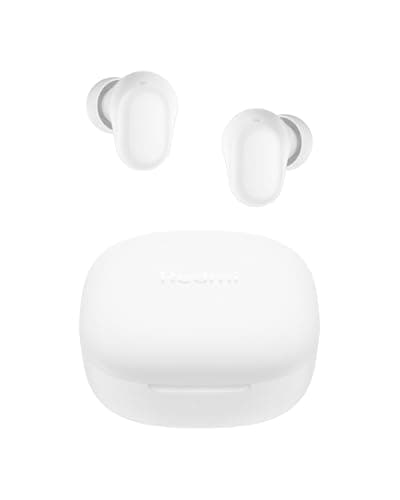 Xiaomi Redmi Buds 6 Play Écouteurs sans Fil - Blanc, Audio Haute Qualité, Basses Profondes, Autonomie Longue Durée, Bluetooth 5.2, Confort Ergonomique