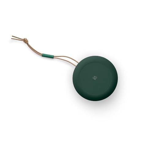 Bang & Olufsen Beosound A1 (2ème Gén) - Enceinte Bluetooth Portable Étanche, Son Immersif à 360 Degrés, Microphones pour les Appels Téléphoniques & Assistance Vocale Alexa, 18 H - Vert