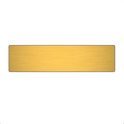 Plaque boite aux lettres, étiquettes de porte personnalisables, enseigne autocollante nom personnaliser - argent/or - dans la taille standard 100 x 25mm - plaquette de sonnette -