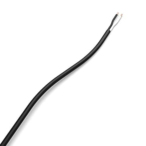 Auprotec Câble de véhicule 10 m - 2 x 0,75 mm2 - Câble rond 2 fils noir/blanc - Câble électrique FLRYY - Pour remorque de voiture