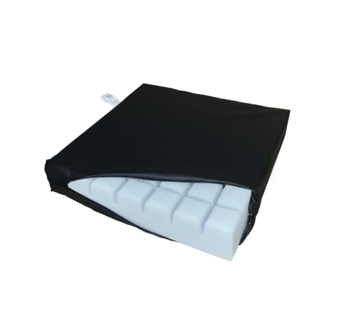Gar Medical Coussin Anti-escarres à Fentes, Coussin pour Fauteuil Roulant, Coussin Orthopédique pour Coccyx et Lombaire, Housse imperméable et Respirante, Rembourrage en Mousse HR Comfort.