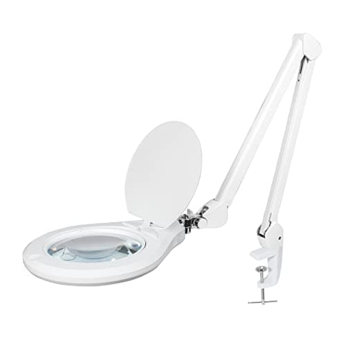 Neatfi Elite HD XL Super LED avec Pince Prise européenne, 6500K, Compatible avec Les Yeux (Blanc, 15 CM)