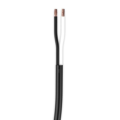 Auprotec Câble de véhicule 10 m - 2 x 0,75 mm2 - Câble rond 2 fils noir/blanc - Câble électrique FLRYY - Pour remorque de voiture