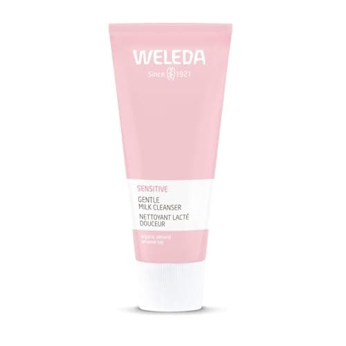 WELEDA - Lait nettoyant Confort Amande - Peaux sensibles, peaux réactives et peaux à tendance atopique - Texture douce et onctueuse - NATRUE - 75 ml