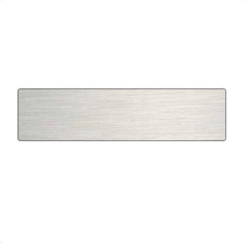 Plaque boite aux lettres, étiquettes de porte personnalisables, enseigne autocollante nom personnaliser - argent/or - dans la taille standard 100 x 25mm - plaquette de sonnette -