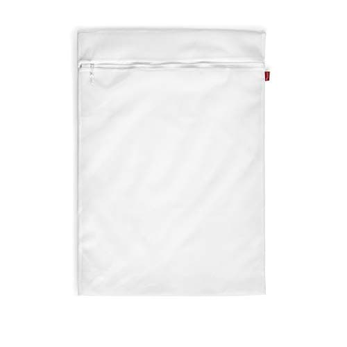 Rayen 6198.01 Lave séchoir Linge | Couverture de coulée zippée | Sac de Protection réutilisable pour Laver Les vêtements | Taille M | 50 x 70 cm, Blanc