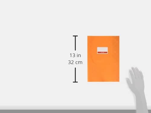 Brunnen Protège-cahier A4 orange avec bouclier par pièce