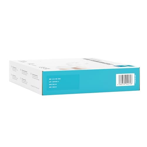 EUROPAPA® Lot de 200 gants jetables en nitrile sans poudre EN455 EN374 - Sans latex - Tailles S, M, L et XL disponibles (XL, Blanc)