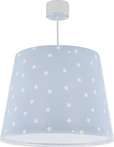Dalber Lustre Chambre Lampe Suspension Pour Enfants Star Light Étoiles Bleu, 82212T, E27