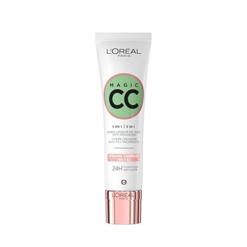 L'Oréal Paris - CC Crème C'est Magic - Embellisseur de Teint Anti-Rougeurs- Soin Teinté - Tous Types de Peaux - Couvrance Légère et Naturelle - SPF 11 - Teinte : Universelle - 30 ml
