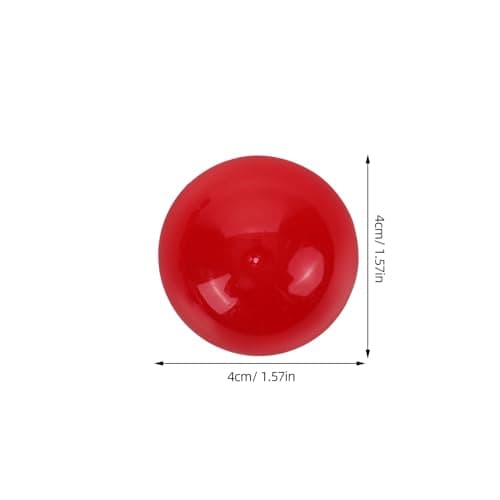 Vaguelly Lot de 25 balles de bingo Balles de loterie ouvertes 40 mm Balles de table Balles de pong en plastique vides pour loteries de bingo jeu de divertissement