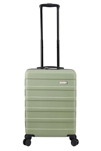 Cabin Max Valise à Main 55x35x25 cm, légère, Coque Rigide, Bagage à Main, avec 4 Roues, Serrure à 3 Chiffres (Bodo Grun, Air France, KLM), Bodo Grun, 55 x 35 x 25cm ...